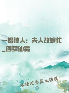 一婚惊人：夫人改嫁忙