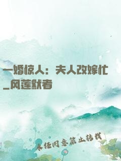 一婚惊人：夫人改嫁忙