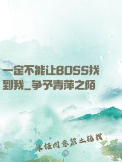 一定不能让BOSS找到我