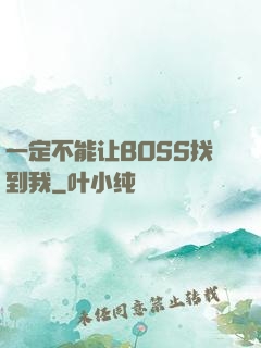 一定不能让BOSS找到我
