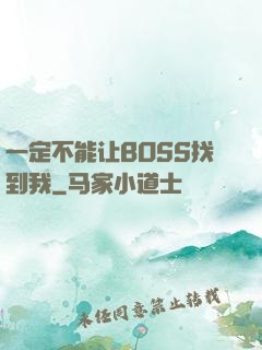 一定不能让BOSS找到我