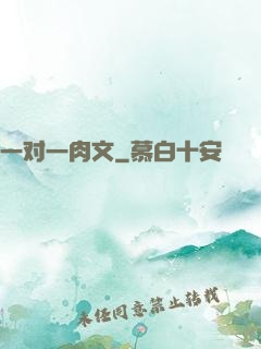 一对一肉文
