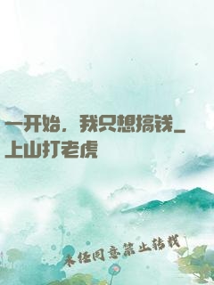 一开始，我只想搞钱