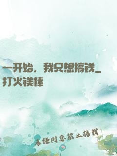 一开始，我只想搞钱