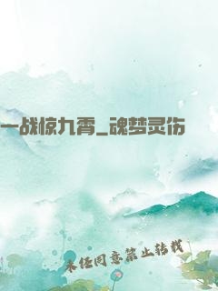 一战惊九霄