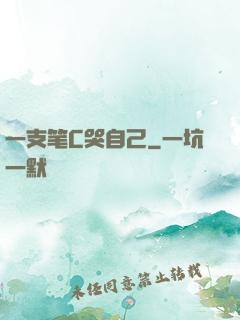 一支笔C哭自己