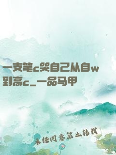 一支笔c哭自己从自w到高c