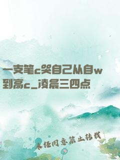 一支笔c哭自己从自w到高c