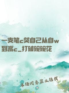 一支笔c哭自己从自w到高c