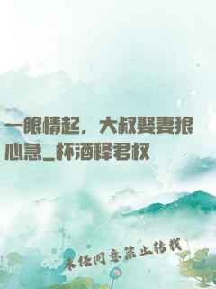 一眼情起，大叔娶妻狠心急