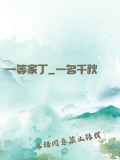 一等家丁