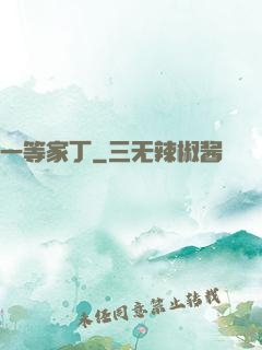 一等家丁