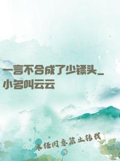 一言不合成了少镖头