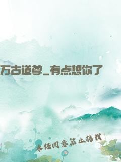 万古道尊