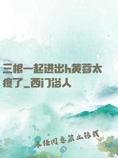 三根一起进出h黄蓉太疼了