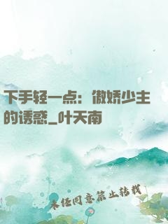 下手轻一点：傲娇少主的诱惑