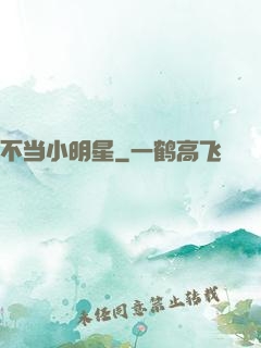 不当小明星