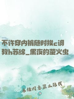 不许穿内裤随时挨c调教h苏绵