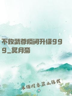 不败武尊瞬间升级999