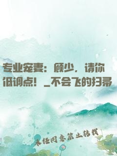 专业宠妻：顾少，请你低调点！