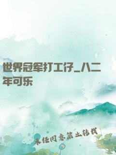 世界冠军打工仔