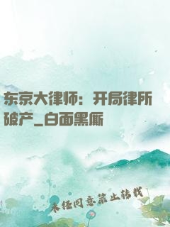 东京大律师：开局律所破产