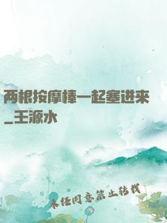 两根按摩棒一起塞进来