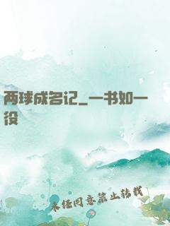 两球成名记