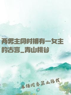 两男主同时拥有一女主的古言