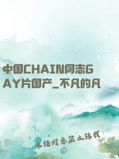 中国CHAIN同志GAY片国产