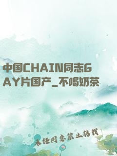 中国CHAIN同志GAY片国产
