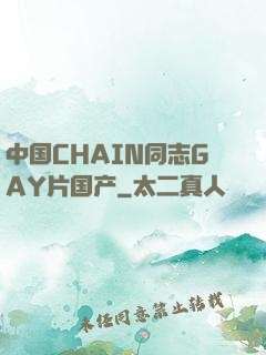 中国CHAIN同志GAY片国产
