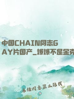 中国CHAIN同志GAY片国产