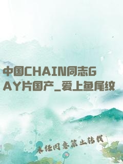 中国CHAIN同志GAY片国产