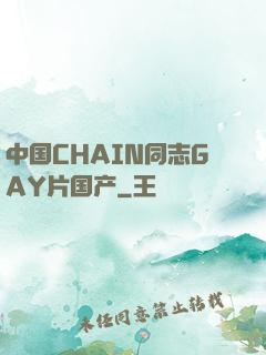 中国CHAIN同志GAY片国产