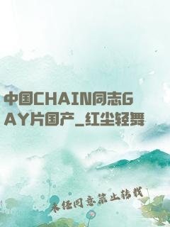 中国CHAIN同志GAY片国产