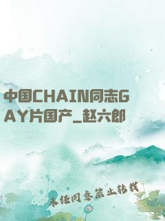 中国CHAIN同志GAY片国产