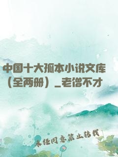 中国十大孤本小说文库（全两册）