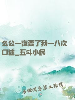 么公一夜要了我一八次口述