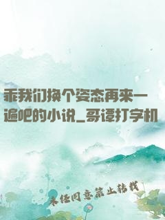 乖我们换个姿态再来一遍吧的小说