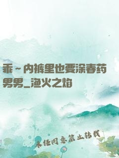 乖～内裤里也要涂春药男男