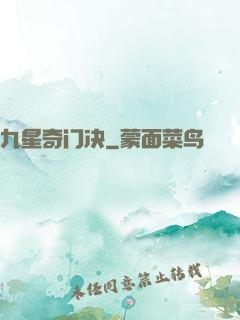 九星奇门决