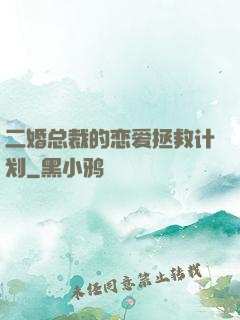 二婚总裁的恋爱拯救计划