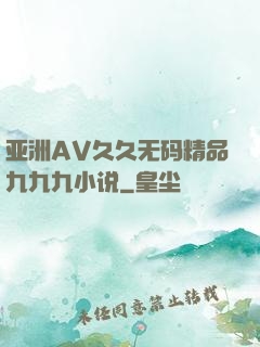 亚洲AV久久无码精品九九九小说