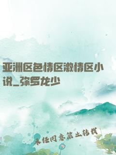 亚洲区色情区激情区小说
