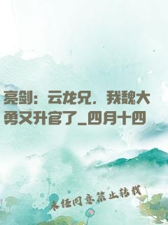 亮剑：云龙兄，我魏大勇又升官了
