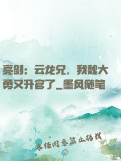 亮剑：云龙兄，我魏大勇又升官了