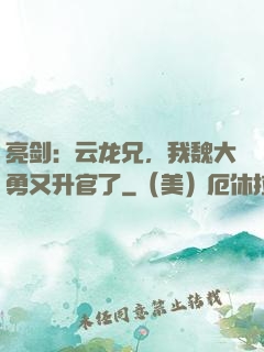 亮剑：云龙兄，我魏大勇又升官了