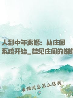 人到中年离婚：从庄园系统开始