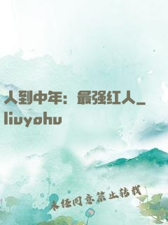 人到中年：最强红人
